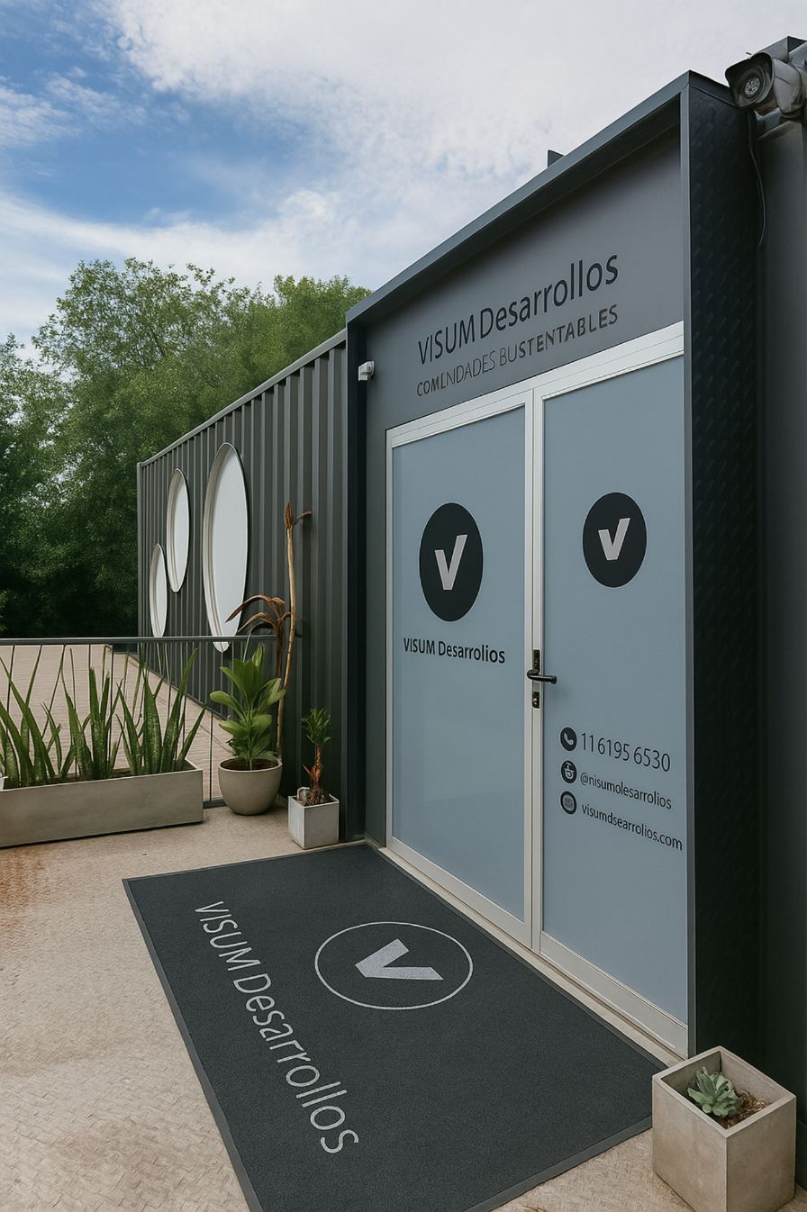 Exterior de la oficina de VISUM en Ingeniero Maschwitz