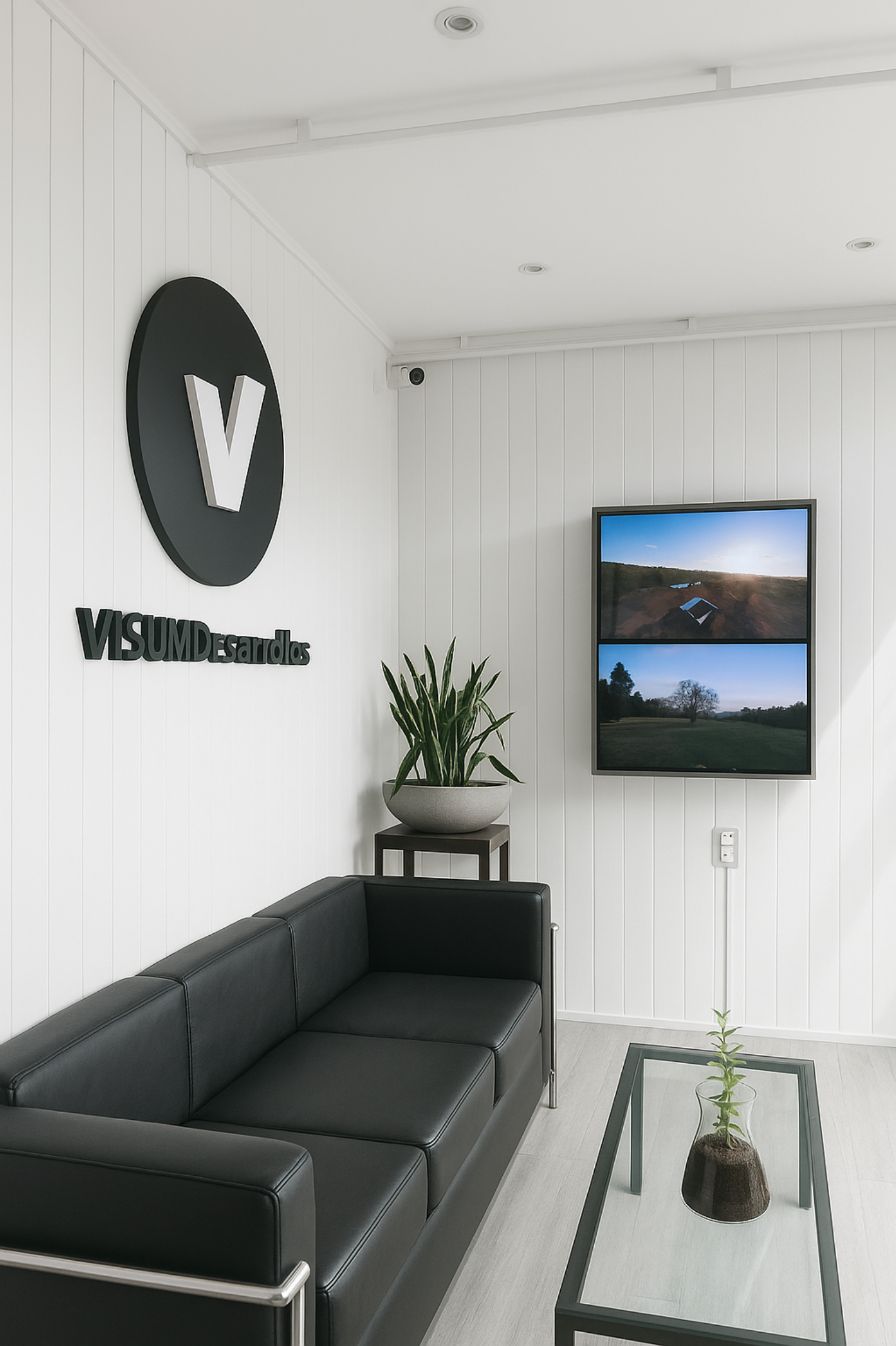 Recepción de la oficina de VISUM
